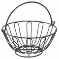 Round Fruit Basket w/Handle